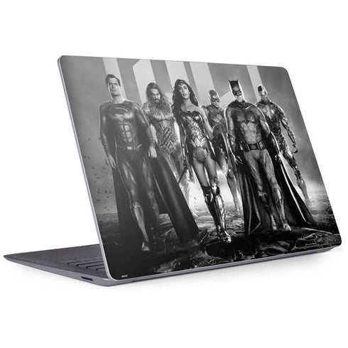 The Justice League (2017) Justice League Black and White Surface Laptop 3 13.5in Skin