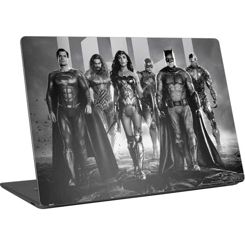 The Justice League (2017) Justice League Black and White Surface Laptop 4 15in Skin