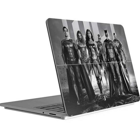 The Justice League (2017) Justice League Black and White Surface Laptop Studio Skin