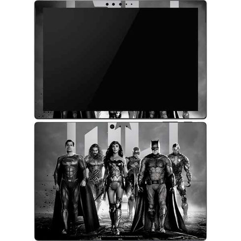 The Justice League (2017) Justice League Black and White Surface Pro 6 Skin