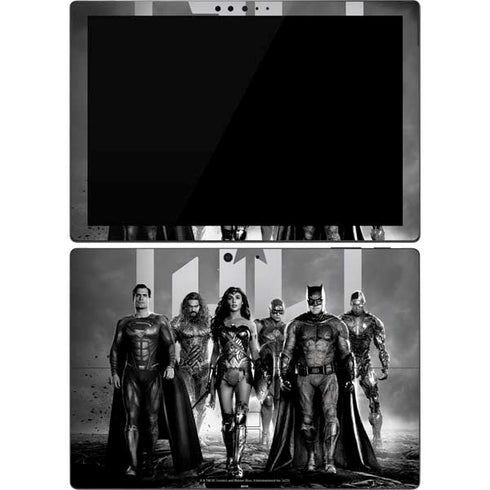 The Justice League (2017) Justice League Black and White Surface Pro 7 Skin