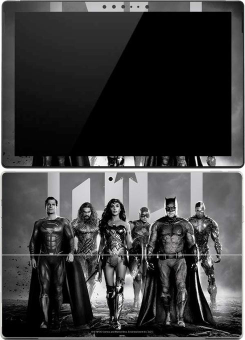 The Justice League (2017) Justice League Black and White Surface Pro (2017) Skin