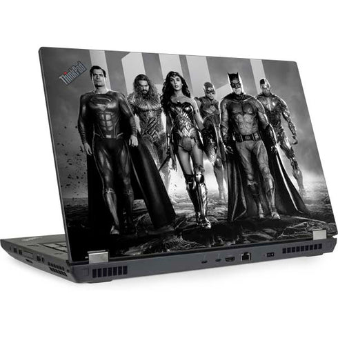 The Justice League (2017) Justice League Black and White Lenovo ThinkPad Skin