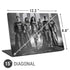 The Justice League (2017) Justice League Black and White Universal Laptop 15in (12.2 x 8.8in) Skin