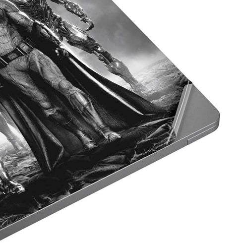 The Justice League (2017) Justice League Black and White Universal Laptop 16in (13 x 9.4in) Skin