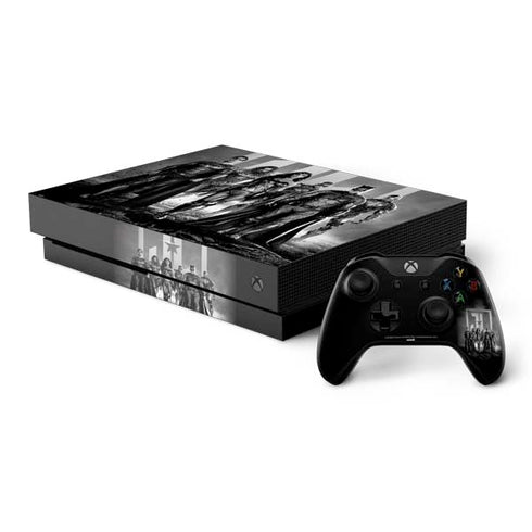 The Justice League (2017) Justice League Black and White Xbox One X Bundle Skin