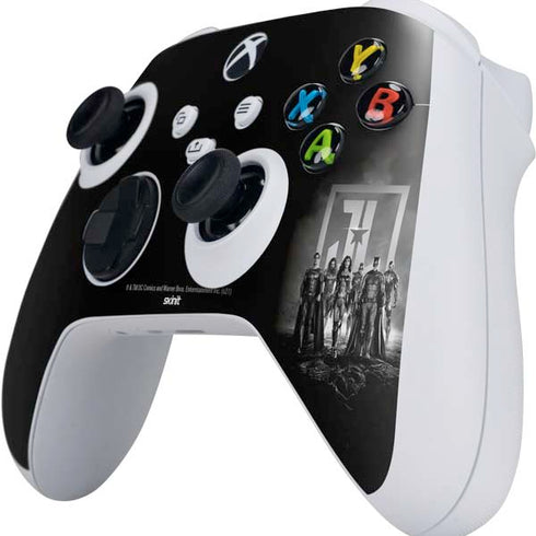 The Justice League (2017) Justice League Black and White Xbox Series S Controller Skin
