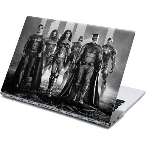The Justice League (2017) Justice League Black and White Yoga 910 2-in-1 14in Touch-Screen Skin