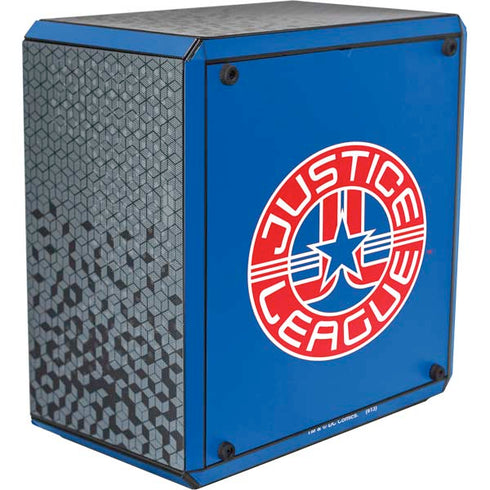 Justice League Emblem Cooler Master MasterBox Q300L Mini Tower Skin