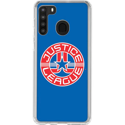 Justice League Emblem Galaxy A21 Clear Case