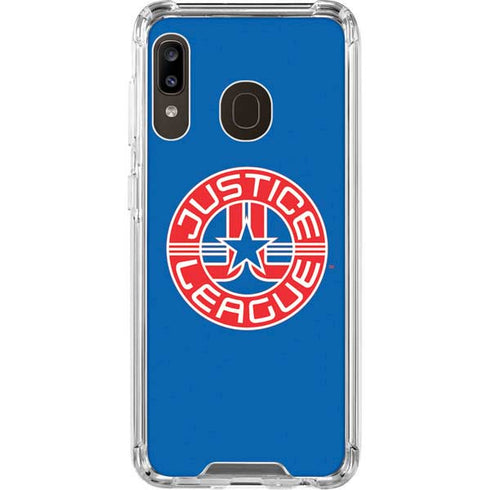 Justice League Emblem Galaxy A30 Clear Case