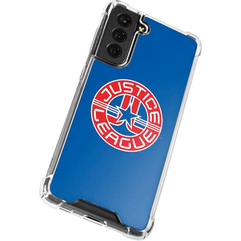 Justice League Emblem Galaxy S21 FE Clear Case