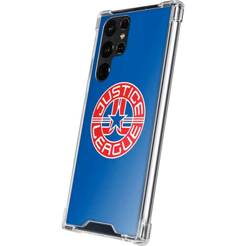 Justice League Emblem Galaxy S22 Ultra Clear Case