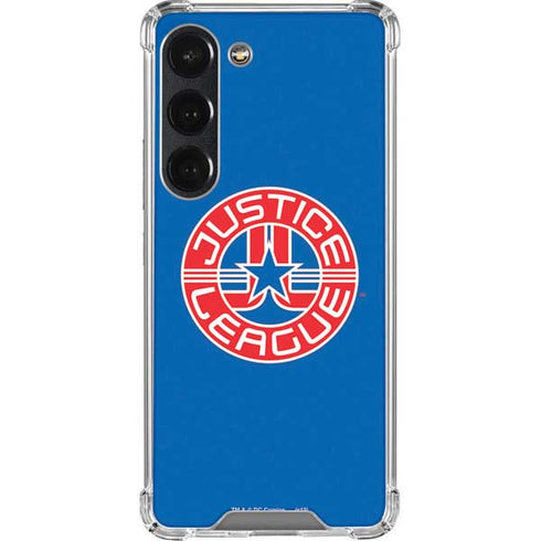 Justice League Emblem Galaxy S23 Clear Case