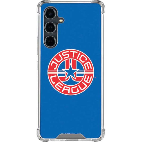 Justice League Emblem Galaxy S23 FE Clear Case