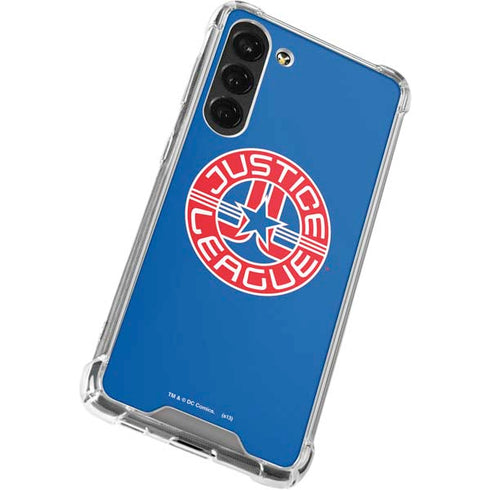Justice League Emblem Galaxy S23 Plus Clear Case