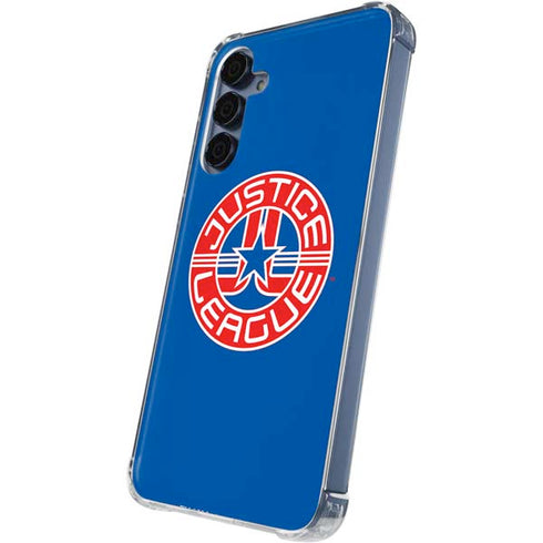Justice League Emblem Galaxy S24 Clear Case