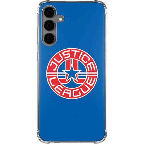 Justice League Emblem Galaxy S24 Plus Clear Case