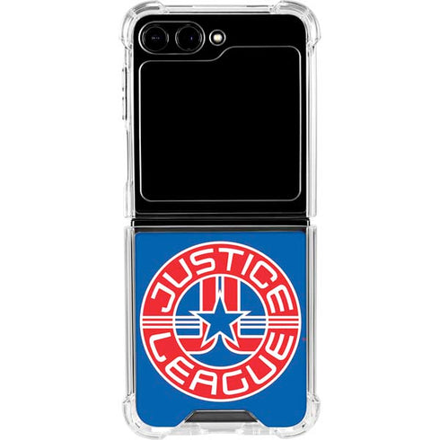 Justice League Emblem Galaxy Z Flip5 5G Clear Case