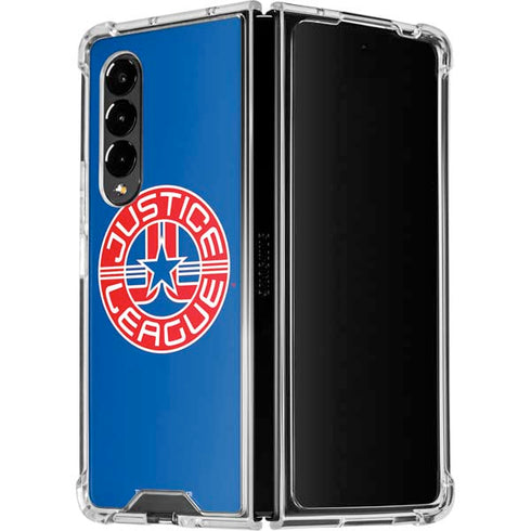 Justice League Emblem Galaxy Z Fold4 5G Clear Case