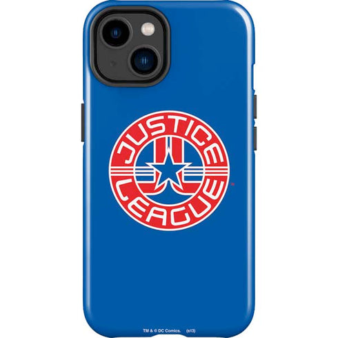 Justice League Emblem iPhone 14 Plus Impact Case