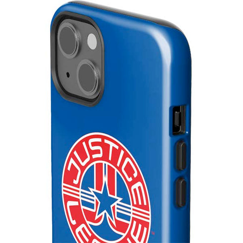 Justice League Emblem iPhone 14 Plus Impact Case