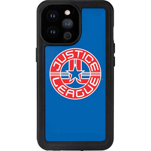 Justice League Emblem iPhone 14 Pro Max Waterproof Case
