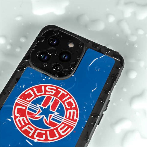 Justice League Emblem iPhone 14 Pro Max Waterproof Case