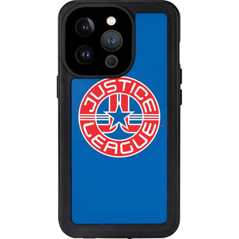 Justice League Emblem iPhone 14 Pro Waterproof Case