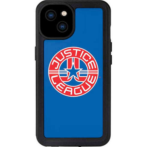 Justice League Emblem iPhone 15 Plus Waterproof Case