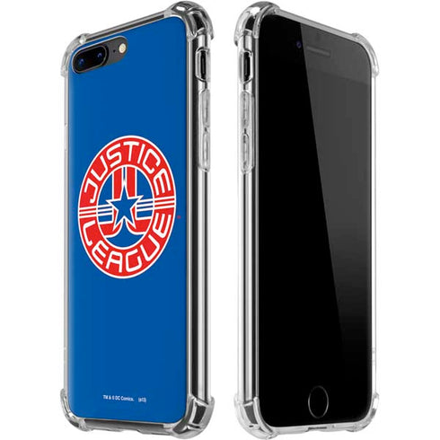 Justice League Emblem iPhone 7/8 Plus Clear Case