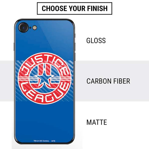 Justice League Emblem iPhone SE (2nd & 3rd Gen) Skin
