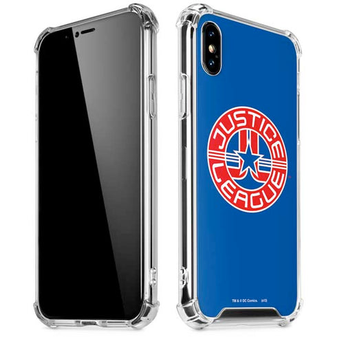 Justice League Emblem iPhone XS Max Clear Case
