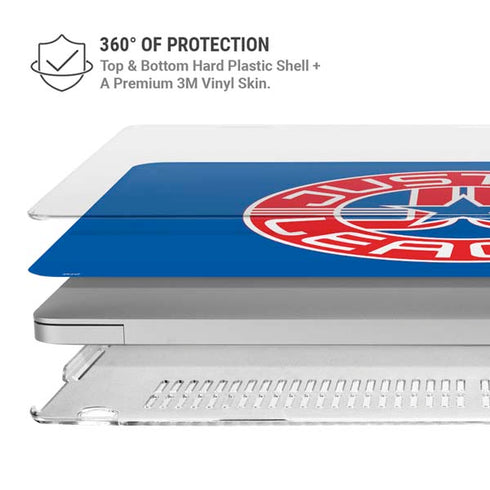 Justice League Emblem MacBook Pro 16in (2019-20) Case plus Skin