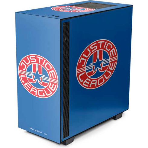 Justice League Emblem NZXT H510 Compact ATX Mid-Tower Case Skin