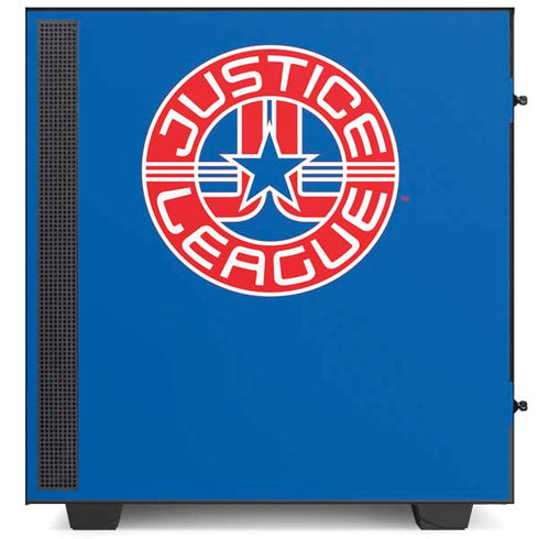 Justice League Emblem NZXT H510 Compact ATX Mid-Tower Case Skin