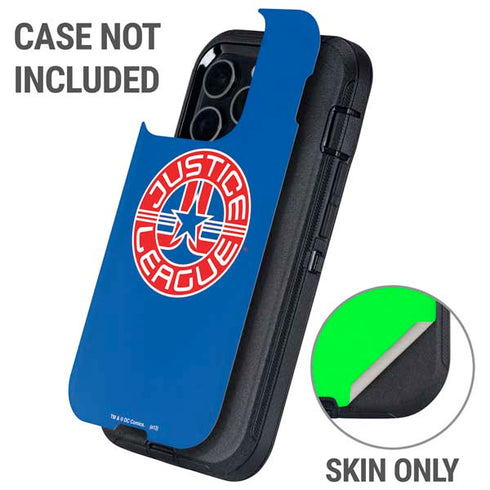 Justice League Emblem Otterbox Defender iPhone Skin