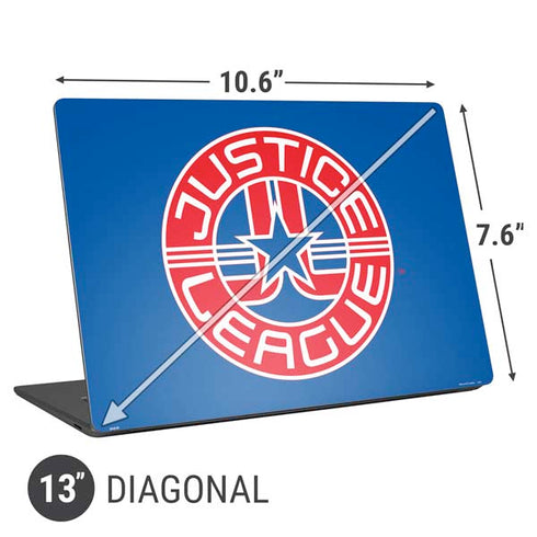Justice League Emblem Universal Laptop 13in (10.6 x 7.6in) Skin