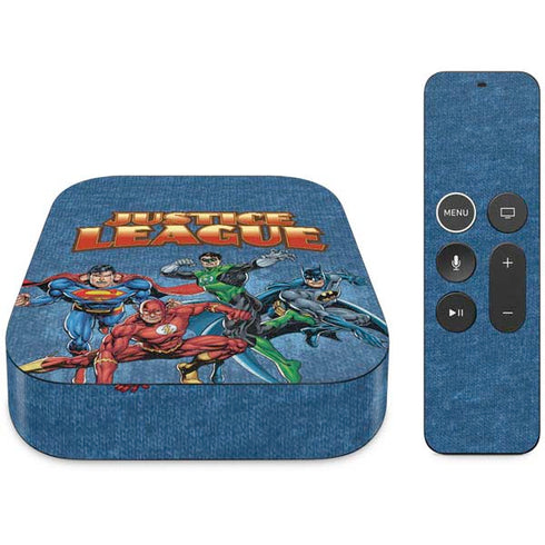 Justice League Action Pose Charcaters Apple TV Skin