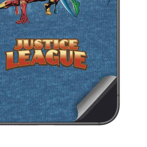 Justice League Action Pose Charcaters Galaxy A14 5G Skin