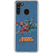 Justice League Action Pose Charcaters Galaxy A21 Clear Case