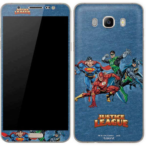 Justice League Action Pose Charcaters Galaxy J7 Skin