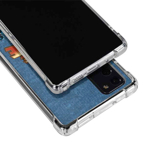 Justice League Action Pose Charcaters Galaxy Note20 5G Clear Case