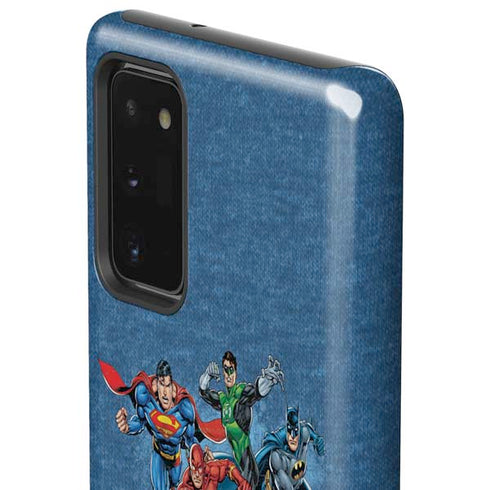 Justice League Action Pose Charcaters Galaxy Note20 5G Pro Case
