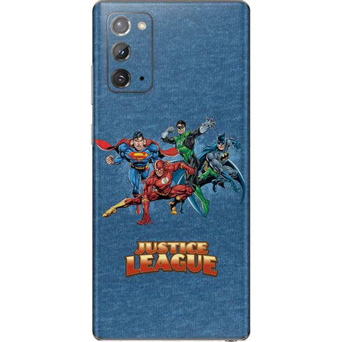 Justice League Action Pose Charcaters Galaxy Note20 5G Skin