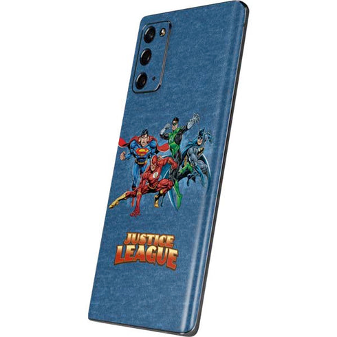 Justice League Action Pose Charcaters Galaxy Note20 5G Skin