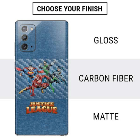 Justice League Action Pose Charcaters Galaxy Note20 5G Skin
