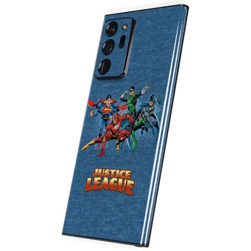 Justice League Action Pose Charcaters Galaxy Note20 Ultra 5G Skin