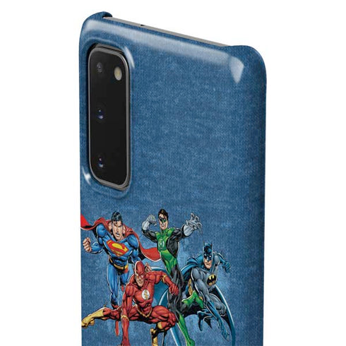 Justice League Action Pose Charcaters Galaxy S20 Lite Case