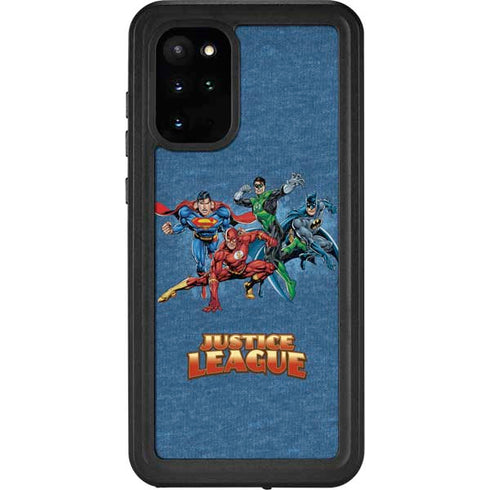 Justice League Action Pose Charcaters Galaxy S20 Plus Waterproof Case